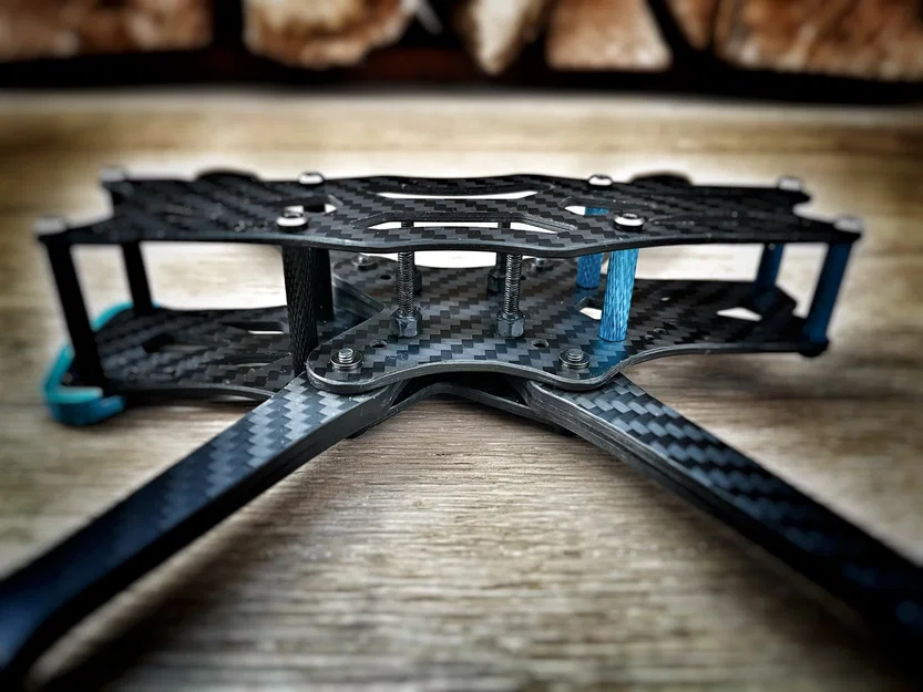 Bộ phận 3D cho FPV Frame APEX 5: Nâng cấp DJI O3 và O4 hoàn hảo - Image 2