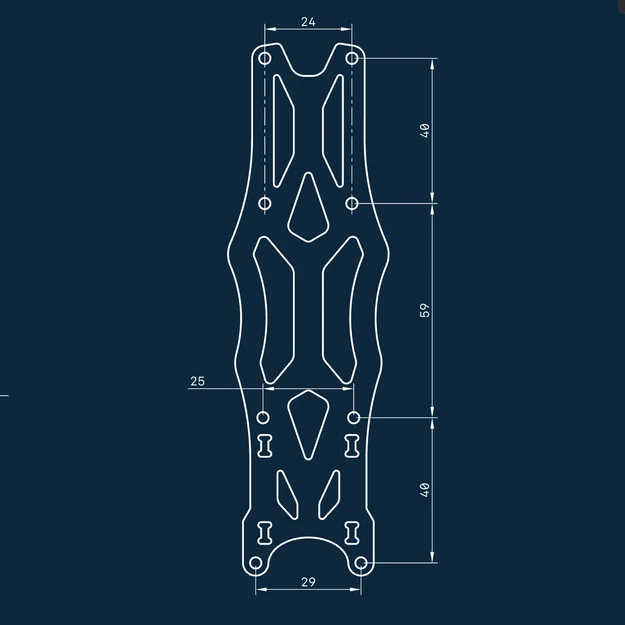 Bộ phận 3D cho FPV Frame APEX 5: Nâng cấp DJI O3 và O4 hoàn hảo - Image 6