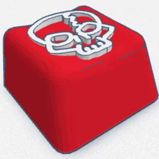 Keycap hình đầu lâu (Skull keycap)