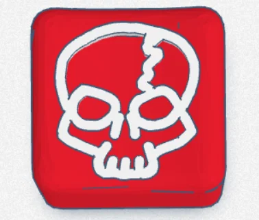 Keycap hình đầu lâu (Skull keycap) - Image 2