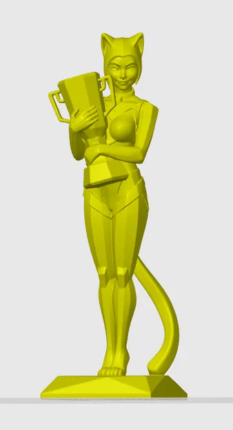 Mô hình Low-poly catgirl 4 - Image 1