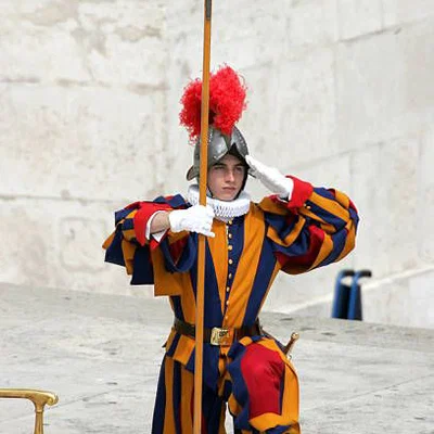 Mô hình 3D Lính gác Thụy Sĩ (Ceremonial Swiss Guard) sắc nét