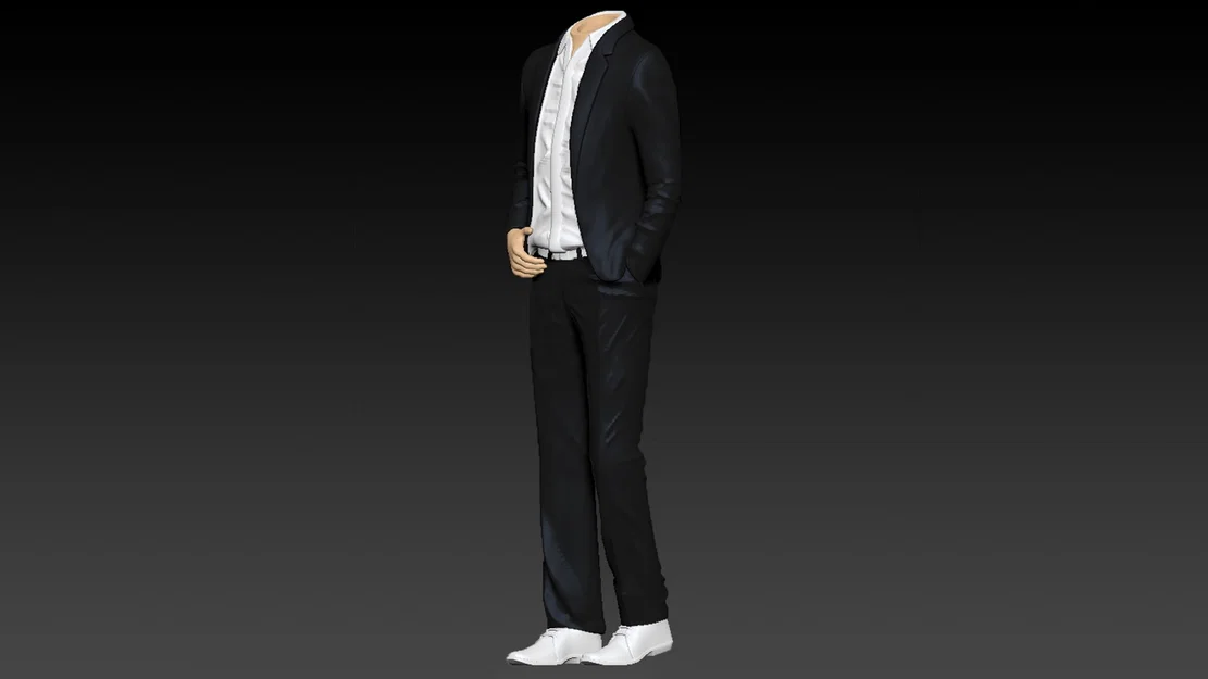Mô hình chú rể với nhiều vóc dáng khác nhau sẵn sàng để in 3D - Image 1