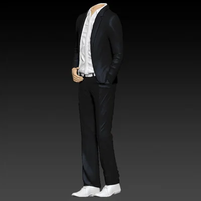 Mô hình chú rể với nhiều vóc dáng khác nhau sẵn sàng để in 3D