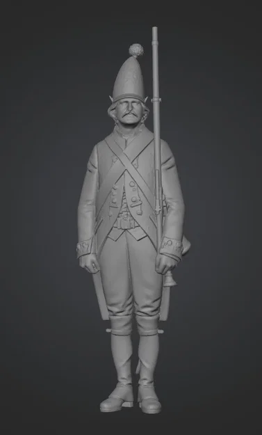 Mô hình 3D Binh sĩ Moscow Grenadier Regiment (Rosenberg) chi tiết - Image 1