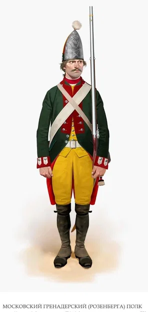 Mô hình 3D Binh sĩ Moscow Grenadier Regiment (Rosenberg) chi tiết - Image 2