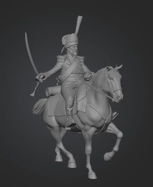 Mô hình Kỵ binh Cossack Cận vệ 1812-1814 in 3D chi tiết - Image 1