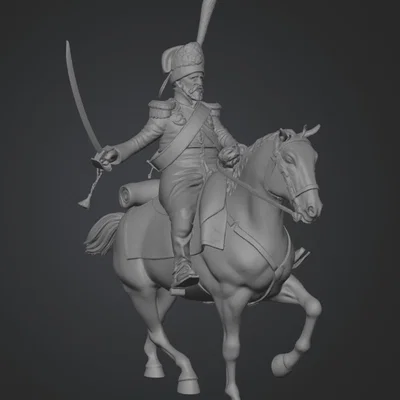 Mô hình Kỵ binh Cossack Cận vệ 1812-1814 in 3D chi tiết