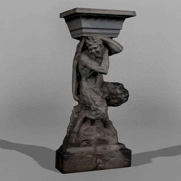 Tượng Dresden Pan 04 - Image 2