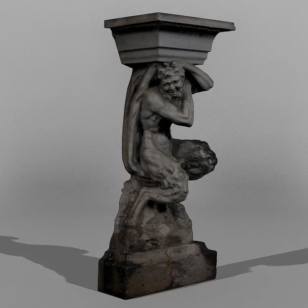 Tượng Dresden Pan 04 - Image 3