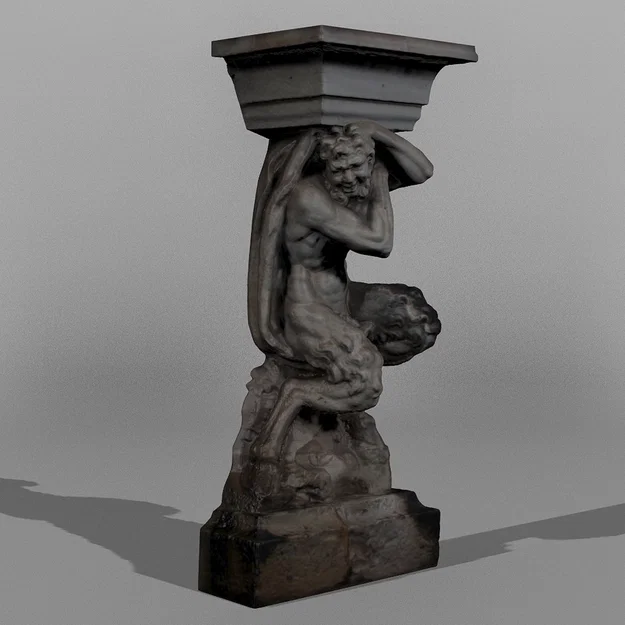 Tượng Dresden Pan 04 - Image 4