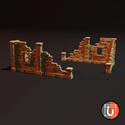 Tàn tích Sa mạc (Desert Ruins) - Bộ địa hình 3D tuyệt đẹp