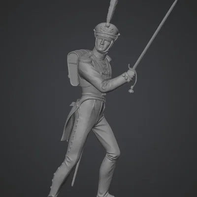 Mô hình 3D sĩ quan Cận vệ Izmaylovsky (Life Guards Izmaylovsky)