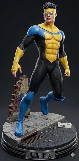 Mô hình 3D nhân vật Invincible siêu chi tiết cho người hâm mộ - Image 1