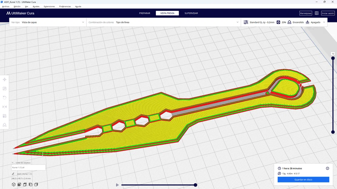Mô hình 3D Kunai Wraith từ Apex Legends - File in chi tiết đẹp mắt - Image 2