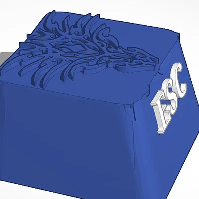 Keycap hình rồng (Esc keycap) cho bàn phím cơ - In 3D cực chất