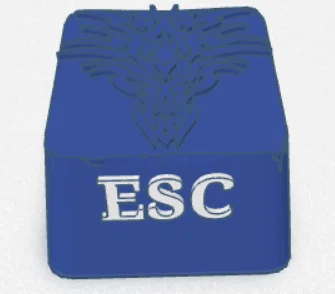 Keycap hình rồng (Esc keycap) cho bàn phím cơ - In 3D cực chất - Image 2