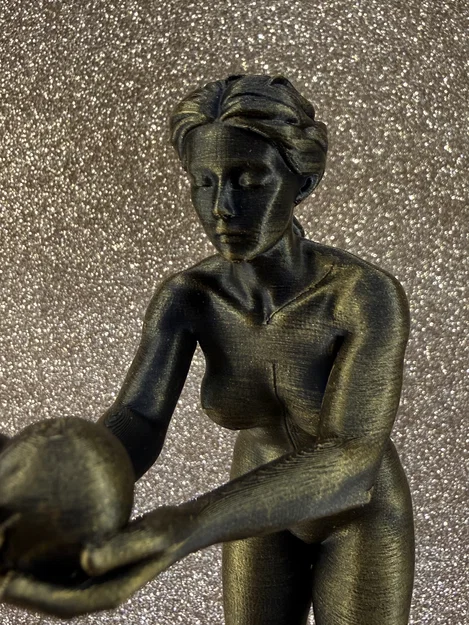 Tượng Eva – Điêu khắc nữ thần thanh lịch – In dễ dàng – Không cần support – Decor hiện đại - Image 2