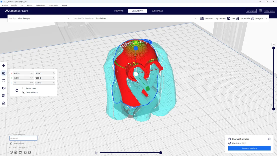 Mô hình Minion 3D đáng yêu trang trí bàn làm việc - Image 4