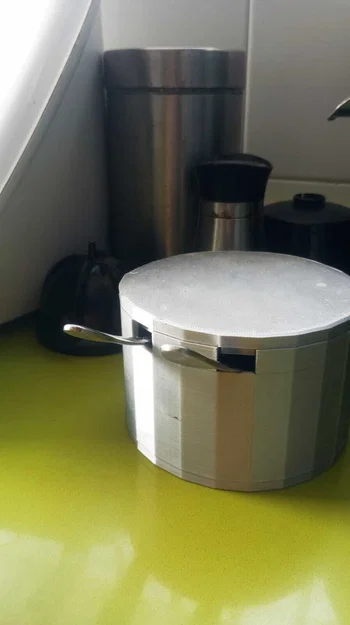 Hũ đựng đường 2 ngăn tiện lợi cho bàn trà và nhà bếp - Image 2