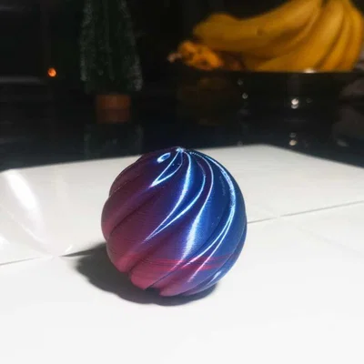 Mô hình quả cầu trang trí Giáng sinh in 3D đẹp mắt