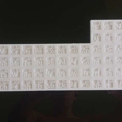 Mô hình Bảng tuần hoàn các nguyên tố hóa học in 3D cực chi tiết