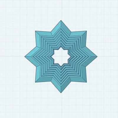Mô hình 3D Ngôi sao xoay Fidget Star giải tỏa căng thẳng