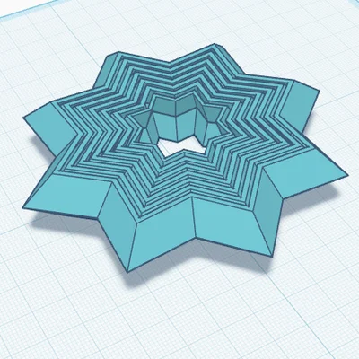 Mô hình 3D Ngôi sao xoay Fidget Star giải tỏa căng thẳng