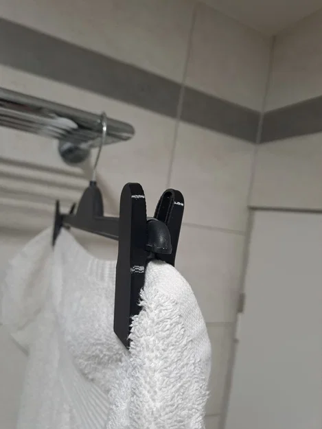 Kẹp nhựa thay thế cho móc treo quần áo - Giải pháp 3D tiết kiệm - Image 3