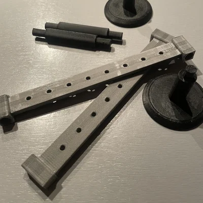 Giá treo bông tai in 3D đơn giản, gọn gàng cho bàn trang điểm