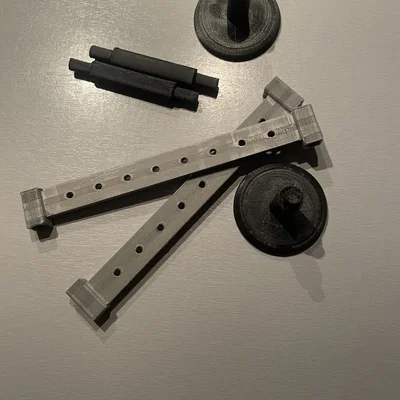 Giá treo bông tai in 3D đơn giản, gọn gàng cho bàn trang điểm