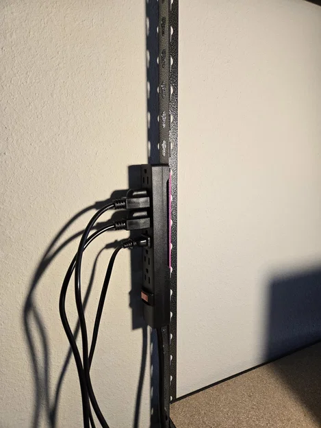 Bộ chuyển đổi gắn ổ cắm điện lên thanh ray kệ 3D - Image 4