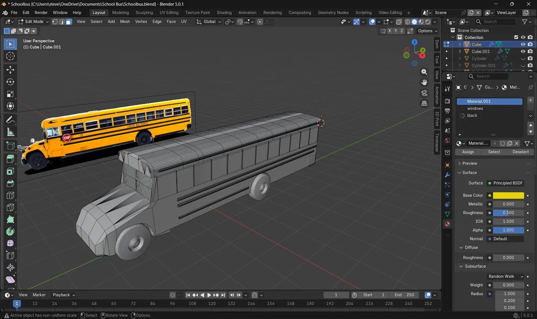 Mô hình xe bus trường học (School Bus) - Image 1