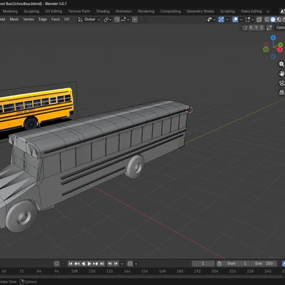 Mô hình xe bus trường học (School Bus)