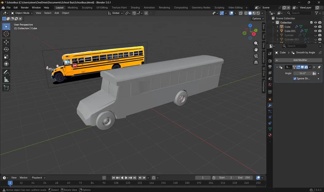 Mô hình xe bus trường học (School Bus) - Image 2