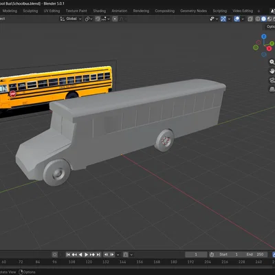 Mô hình xe bus trường học (School Bus)