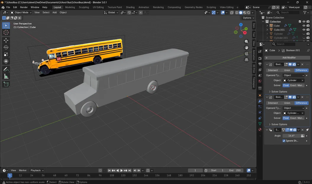 Mô hình xe bus trường học (School Bus) - Image 8