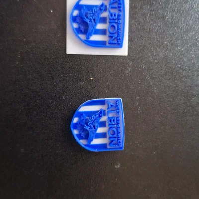 Mô hình logo câu lạc bộ West Bromwich Albion (WBA) in 3D