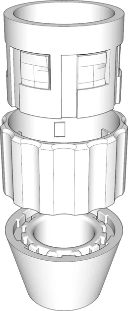 Đầu nối hút bụi twist-lock tương thích DeWalt AirLock - Image 2