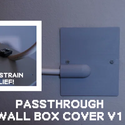 Nắp che hộp âm tường V1 [Có kẹp giữ dây]