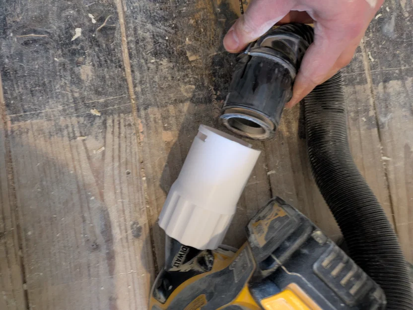 Đầu chuyển đổi máy chà nhám DeWalt sang máy hút bụi Shark - Image 4