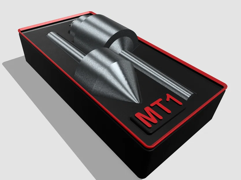 Khay lưu trữ Gridfinity cho đầu kẹp mũi khoan Jacobs và MT1 - Image 2