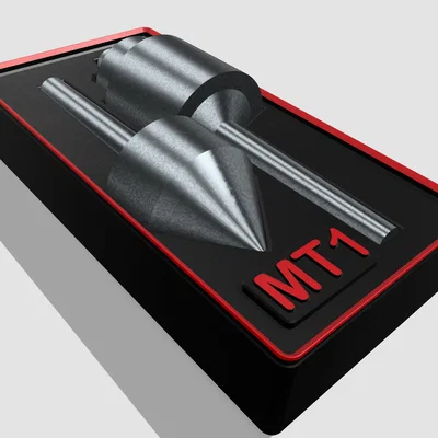 Khay lưu trữ Gridfinity cho đầu kẹp mũi khoan Jacobs và MT1