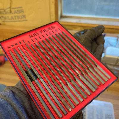 Khay đựng dũa hơi (air file) chuẩn Gridfinity