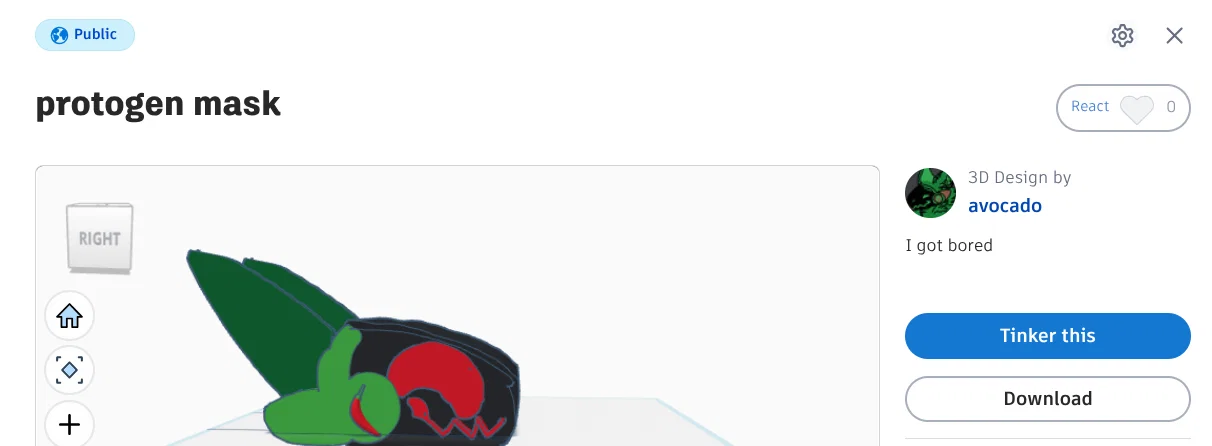 Mô hình mặt nạ Protogen 3D độc đáo dành cho tín đồ Cosplay - Image 1