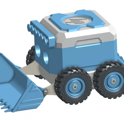 Robot ủi đất HP Otto (HP Robot Otto Wheel Dozer)