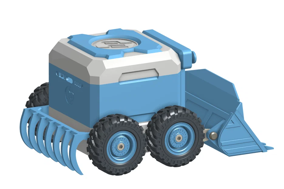 Robot ủi đất HP Otto (HP Robot Otto Wheel Dozer) - Image 5