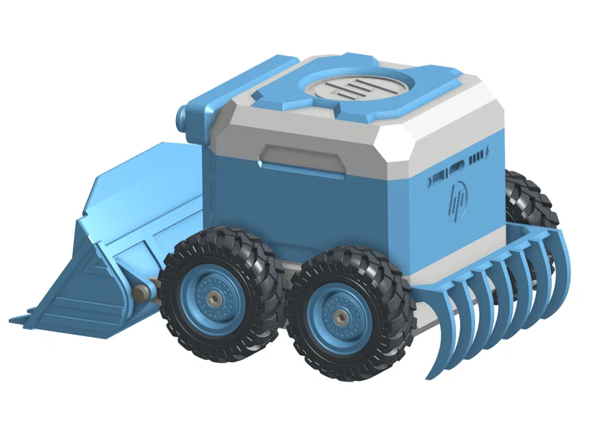 Robot ủi đất HP Otto (HP Robot Otto Wheel Dozer) - Image 6