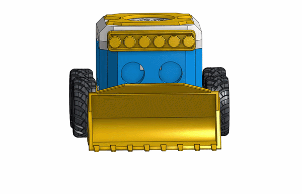 Robot ủi đất HP Otto (HP Robot Otto Wheel Dozer) - Image 8