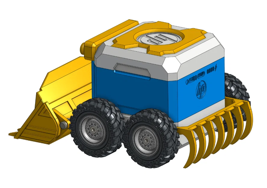 Robot ủi đất HP Otto (HP Robot Otto Wheel Dozer) - Image 9